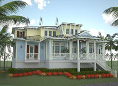 Oceanfront Florida Cracker-Style Residence